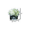 Mini Hydrangea w/acrylic water 3/set - view 2 of 2