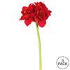 28" Red Single Velvet Amaryllis 3/pk - view 3 of 3
