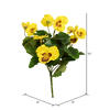Vickerman Artificial Pansy Bush - view 3 of 4