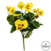 Vickerman Artificial Pansy Bush - view 4 of 4