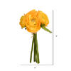 Vickerman Artificial 9" Mini Ranunculus Spray - view 2 of 3