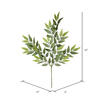 Vickerman Artificial Mini Green Leaves Spray. Includes 6/pk - view 2 of 3