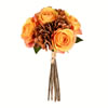 Vickerman 13" Artificial Rose and Hydrangea Bouquet - view 1 of 4