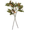 35" Green Magnolia Branch 22 Leaves 2/Bg - view 4 of 4