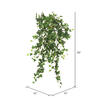 Vickerman Artificial Mini Ivy Hanging Bush - view 3 of 3