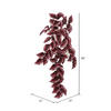 Vickerman Artificial Red Begonia Hanging Bush - view 3 of 3