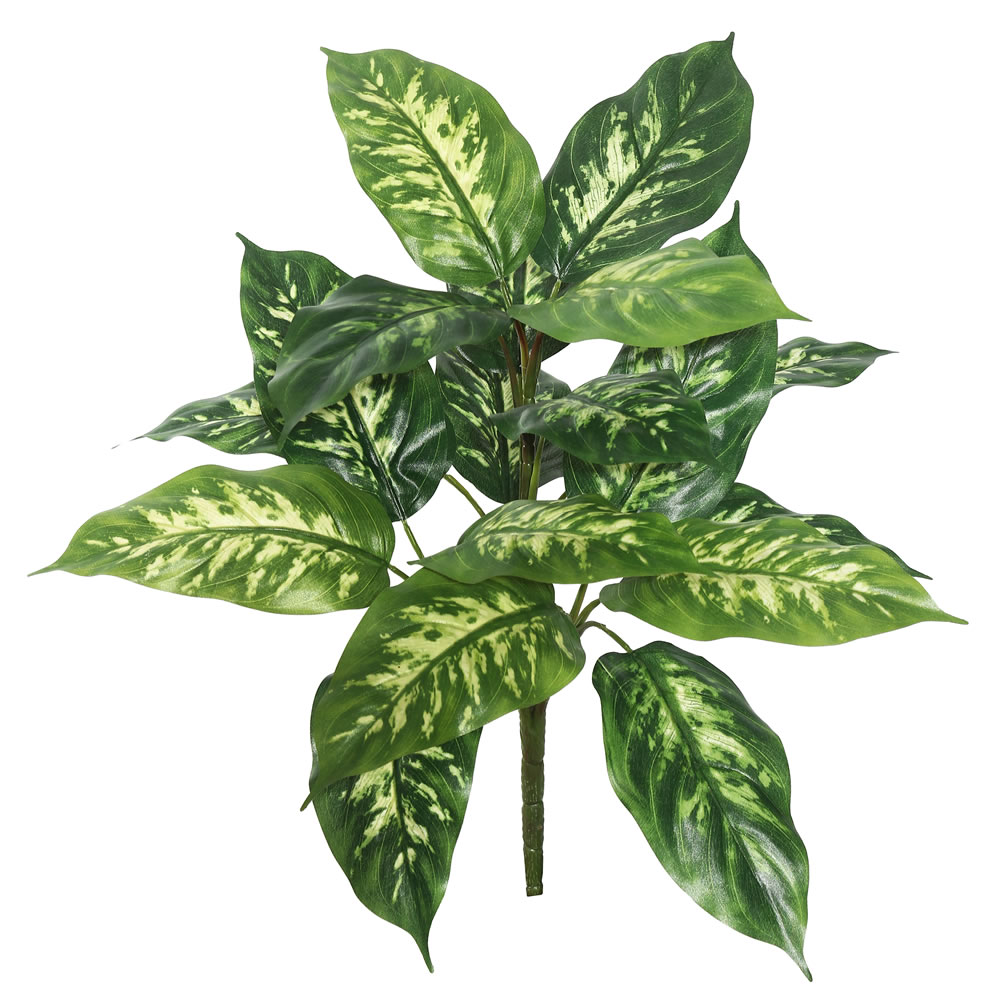 Vickerman Artificial Green Dieffenbachia Plant, 2/pk
