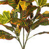 Vickerman Artificial Green and Orange Croton Plant - view 4 of 4