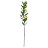 Vickerman Artificial Lemon Branch with leaves and lemons - view 1 of 5