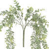 Vickerman Artificial Green Hanging Mini Leaf Eucalyptus Bush, 2/pk - view 2 of 4