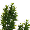 25.5" Green Mini Leaf Bush 4/Pk UV Coat - view 4 of 7