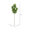 25.5" Green Mini Leaf Bush 4/Pk UV Coat - view 3 of 7