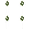 25.5" Green Mini Leaf Bush 4/Pk UV Coat - view 7 of 7