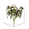 Vickerman 12.5" Artificial Spiderwort Bush - view 2 of 3