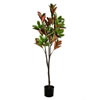 Vickerman Artificial Green Magnolia Tree in Pot - view 1 of 3