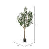 Vickerman Artificial Green Olive Tree in Pot - view 4 of 6