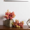 12" Plastic Leaf Bush-Red 3/pk - view 2 of 4