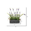 Vickerman Artificial Lavender Flower Fern in Iron Pot - view 2 of 4