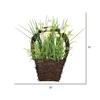 18" Daffodil In Basket - view 2 of 2