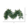 Vickerman Artificial Mixed Fern Cedar Doublesided Garland - view 4 of 4