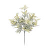 Vickerman Artificial Green Flocked Dusty Miller Bush, 2/pk - view 1 of 7