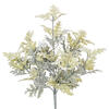 Vickerman Artificial Green Flocked Dusty Miller Bush, 2/pk - view 6 of 7