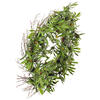 24" Green Olive Leaf Wreath - view 4 of 4