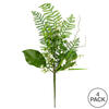 21" White Mini Flower Green Spray 4/Pk - view 4 of 4