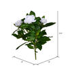 Vickerman 14.5"Artificial Beauty Polyester Gardenia Flower Bush - view 2 of 2