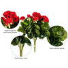 Vickerman Artificial Polyester Geranium Bush - view 6 of 6