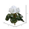 Vickerman 11" Artificial Polyester Cyclamen Bush - view 3 of 3