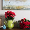 Vickerman Artificial Polyester Begonia Bush - view 2 of 3