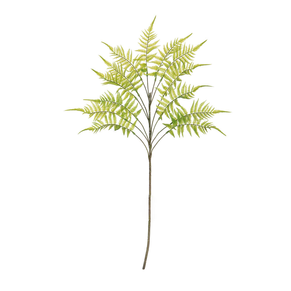 33.5" Green Jungle Fern Spray 2/bag
