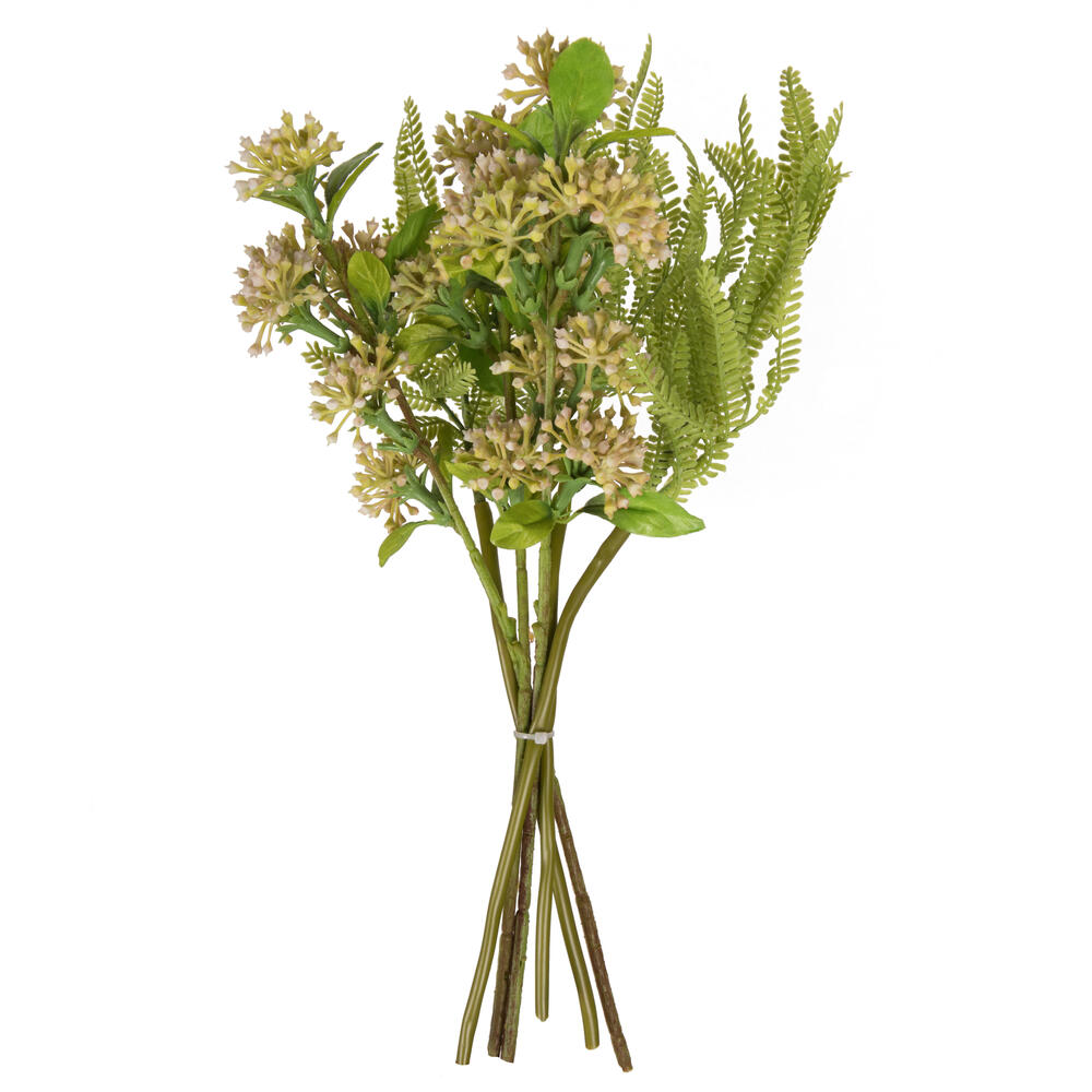 Vickerman 14" Artificial Wild Berry and Fern Bundle