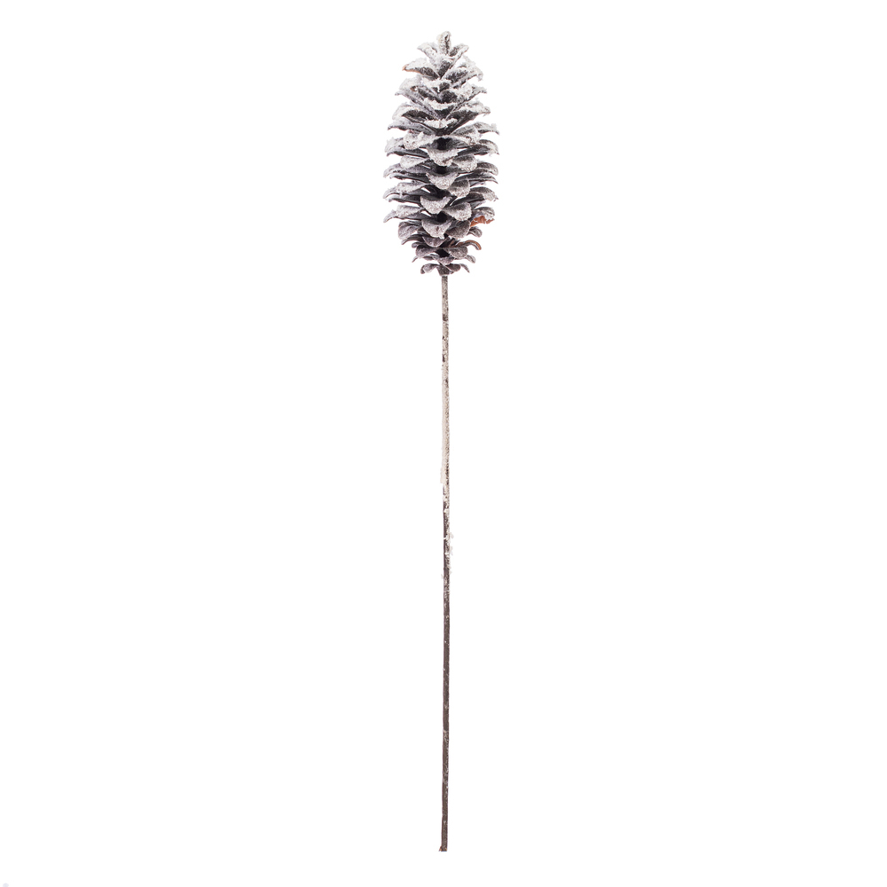 Vickerman Artificial Grand Glitter Snow Pinecone Spray
