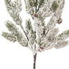 Vickerman Artificial Snowy Glitter Pinecone Fir Spray - view 3 of 4