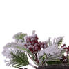 12" Frstd Berry/Pinecone/Pine Wreath - view 2 of 6