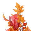28" Fall Red Maple Leaf Wreath - view 2 of 5