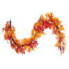72" Fall Red Maple Leaf Garland - view 1 of 4