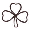 Vickerman 24"H x 24"W Shamrock Outline Wreath - view 4 of 5