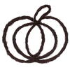 Vickerman 24"H x 24"W Pumpkin Outline Wreath - view 4 of 5