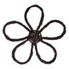 Vickerman 24"H x 24"W Flower Outline Wreath - view 1 of 5