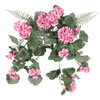 Vickerman Artificial Geranium Hanging Bush - view 1 of 4