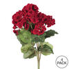 Vickerman 18" Artificial Geranium Bush, 4 per Pack - view 5 of 7