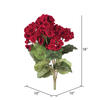 Vickerman 18" Artificial Geranium Bush, 4 per Pack - view 4 of 7