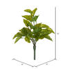 12" Green Pothos Leaf Bush 3/Pk - view 4 of 5