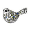6.25" White Newspaper Flower Bird 2/Asst - view 3 of 3