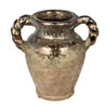 Vickerman Aged Terracotta Gray Ceramic Vase - view 1 of 4