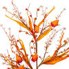 Vickerman Orange Fall Artificial Lantern, Berry, and Husk Spray, 2/bag - view 2 of 4