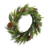 Vickerman Artificial Green Mixed Pine with Pinecone Wreath - view 3 of 3